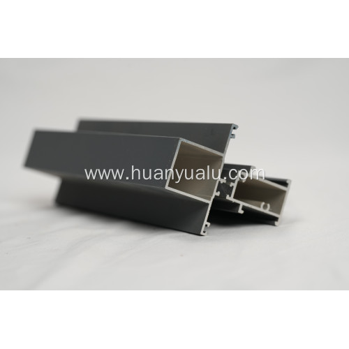 Aluminum profiles for thermal protection of curtain walls